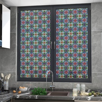 Наклейка из фольги для витражного стекла конфиденциальности