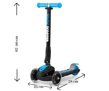 Самокат Milly Mally Magic Blue