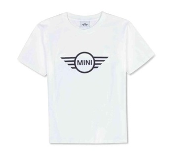 MINI OE T-shirt damski Wing Logo biały okrągły dekolt rozmiar M