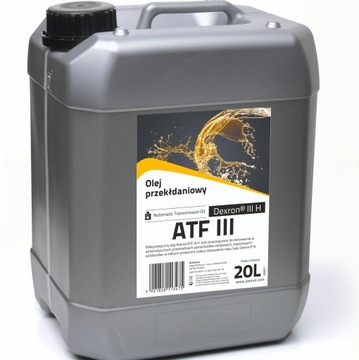 Olej Automatycznej Skrzyni Biegów ATF Automatu Uniwersalny Dexron 3 SUV 20L