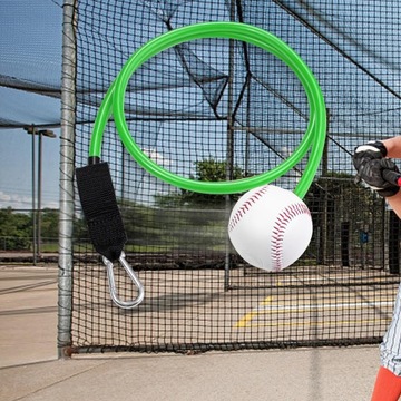 Opaski do baseballu, gumka do ćwiczeń w baseballu, mocna, 3 zielone