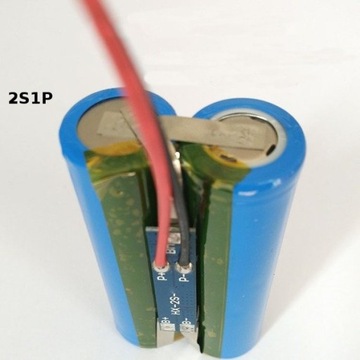 Модуль BMS PCM PCB для зарядки и защиты литий-ионных аккумуляторов 2S 8,4 В 5 А - 18650