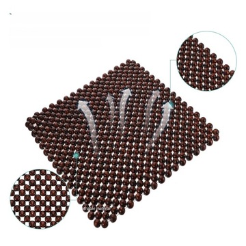 АВТОКРЕСЛО С БИСЕРАМИ ПОДДЕРЖКА АВТОМОБИЛЬНОГО СИДЕНЬЯ ДЕРЕВЯННАЯ ПОДУШКА С БИСЕРАМИ ЧЕХОЛ СИДЕНЬЯ