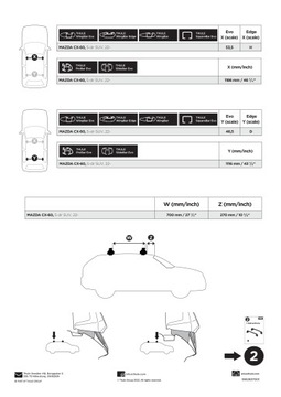 KUFR THULE MAZDA CX-60 SUV 2022-
