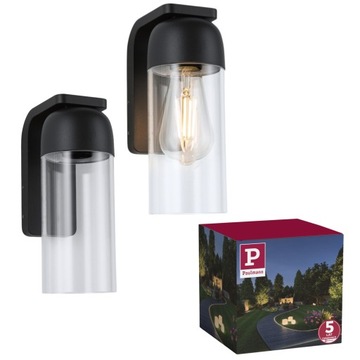 Oprawa elewacyjna LANTEA IP44 max.15W E27 Ciemny szary/ aluminium PL94399