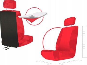 Толстые чехлы на сиденья, стеганые АВТОКРЕСЛА для VW Passat B5