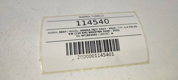 RÁMEČEK DEKORACE TUNELU STŘEDNÍHO SEAT ARONA EVROPA 6F1863681