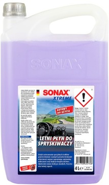 SONAX XTREME LETNI PŁYN DO SPRYSKIWACZY - USUWA OWADY 4L
