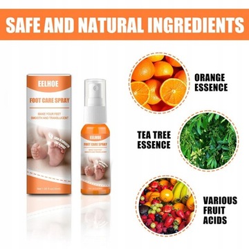 Спрей для пилинга ног с эссенцией для педикюра для рук