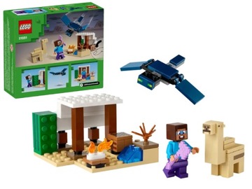 21251 Klocki LEGO MINECRAFT Pustynna wyprawa Steve'a 75pcs