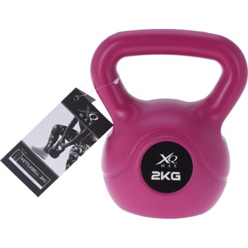 HANTLA CIĘŻAR DO ĆWICZEŃ KETTLEBELL 2 KG ODWAŻNIK