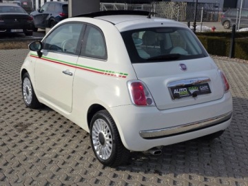 Fiat 500 II Seria 1 1.2 69KM 2011 Fiat 500 1.2 69Ps Panorama POLSKORY Alu Bialy Gwarancja 1.2 Benzyna, zdjęcie 25