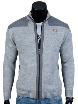 GRUBY Sweter BLUZA N73 Szary___XXL__PRODUKT_PL