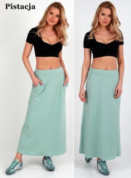 ДЛИННАЯ юбка-толстовка, КАРМАНЫ, ЦВЕТА