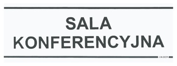 Naklejka SALA KONFERENCYJNA 7x20cm FOLIA SAMOPRZYL