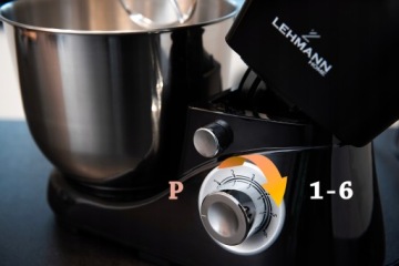 Кухонный комбайн Lehmann Pan-Keik V2 2200 Вт черный