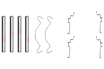 МОНТАЖНЫЙ КОМПЛЕКТ ЗАДНЕГО БЛОКА MITSUBISHI SPACE STAR TOYOTA CELICA