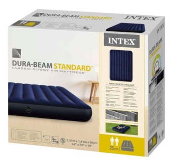 INTEX PUMP 2-местный надувной матрас