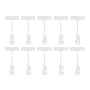 .Sign Clips Holders Holding Clamp Sign Holder PVC Card Protector Clear M