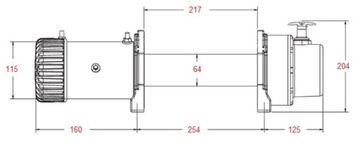 Лебедка для эвакуатора SYNTETYK Off Road BJC