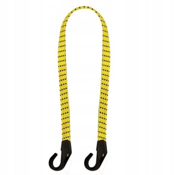 LINKA NA BAGAŻ TUV/GS BUNGEE OXFORD 16MM KOLOR ŻÓŁTY Z HACZYKAMI DŁUGOŚĆ P