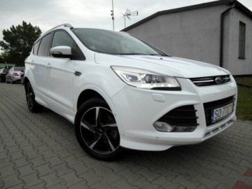 Ford Kuga II SUV Facelifting 1.5 EcoBoost 182KM 2017 Ford Kuga Salon Polska Individual 4x4 Kamera Xenon Skora 1.5 BenzynaLPG, zdjęcie 1