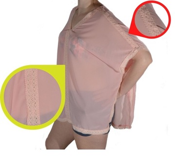 TUNIKA PLAŻOWA PAREO zwiewna NARZUTKA LETNIA R