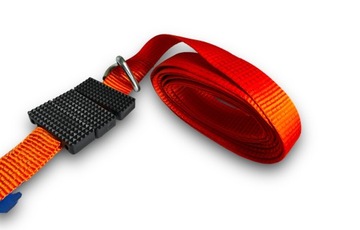 КОМПЛЕКТ — 4 ремня безопасности для эвакуатора с лодыжками — ORANGE TOW TRUCK 3-точечный ремень