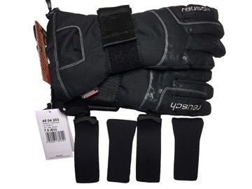 CB86 Rękawice Narciarskie REUSCH Wyjmowany Stabilizator Nadgarstka 7,5