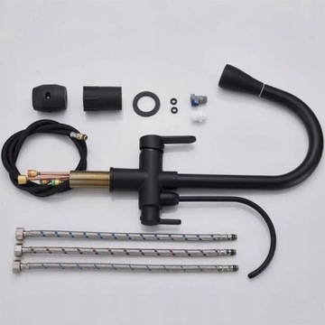 Трехходовой смеситель для кухонной мойки с фильтром для воды