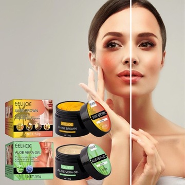 Гель-крем-ускоритель загара с алоэ вера.