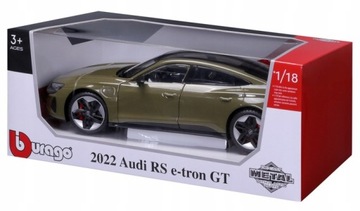 BBURAGO metal, 1:18, Audi RS E-Tron GT, green