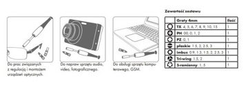 Набор прецизионных отверток WURTH из 29 элементов в практичном футляре.