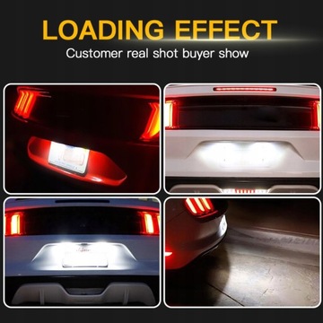 FORD MUSTANG 2015 2016 LED LAMPA TABULKY SPZ