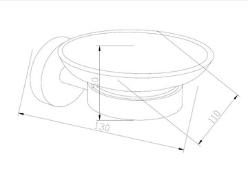 MEXEN LOFT НАСТЕННАЯ МЫЛЬНИЦА ХРОМИРОВАННОЕ СТЕКЛО