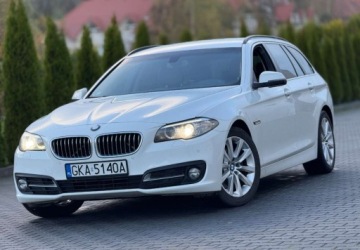 BMW Seria 5 F10-F11 Touring Facelifting 520d 190KM 2015 BMW Seria 5 2.0 190 KM Biksenon Skora x-Drive 2.0 Diesel 190KM