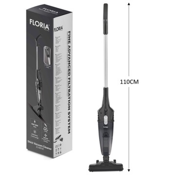 ВЕРТИКАЛЬНЫЙ РУЧНОЙ СЕТЕВОЙ ЦИКЛОННЫЙ ПЫЛЕСОС 2 В 1 HEPA МОЩНЫЙ 800 Вт 16 000 ПА