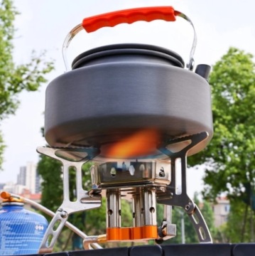 ПОРТАТИВНАЯ ТУРИСТИЧЕСКАЯ ПОЛЕВАЯ ГАЗОВАЯ ПЛИТА 5800ВТ + ПЕРЕХОДНИК