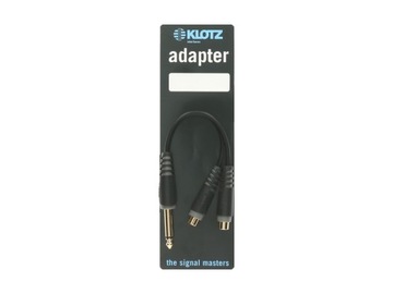 Переходник Jack 6,3 мм TS на RCA KLOTZ AYU-4