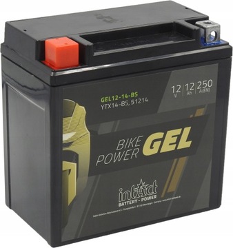 Akumulator INTACT GEL12-14-BS 12Ah 250A YTX14-BS