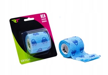 Bandaż kohezyjny elastyczny samoprzylepny Rea Tape 5cm x4,5m samochód