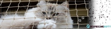 НАБОР СЕТОК ДЛЯ БАЛКОНА CAT 6x3 БЕЗ СВЕРЛЕНИЯ БРЕНД SAFE CATS