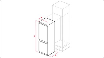 AMICA BZ209.4 127л морозильник с ящиком