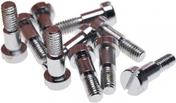 ŚRUBA DŹWIGNI HAMULCA I SPRZĘGŁA WSK M6 CHROM 1szt