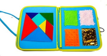 Манипулятивная доска Монтессори с часами Сенсорно развивающая для малышей