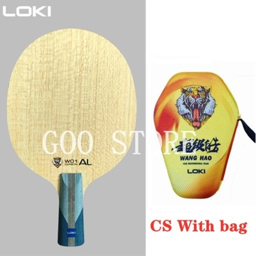 LOKI W01 AL Super WANG HAO Blue Carbon Table Tennis Blade (5 Ply Wood 2 Car