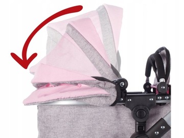 2в1 Кукольная коляска Глубокая коляска GONDOLA Складная принцесса + СУМКА