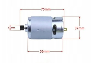 Щеточный двигатель постоянного тока 21 В — RS550VC — 14 зубьев