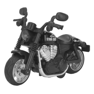 Игрушечный мотоцикл Stop в масштабе 1:16 со звуковым светом