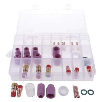 -40x Nozzle Gas Len Collet Body Consumables Kits WP17/18/26 Welding Torch
